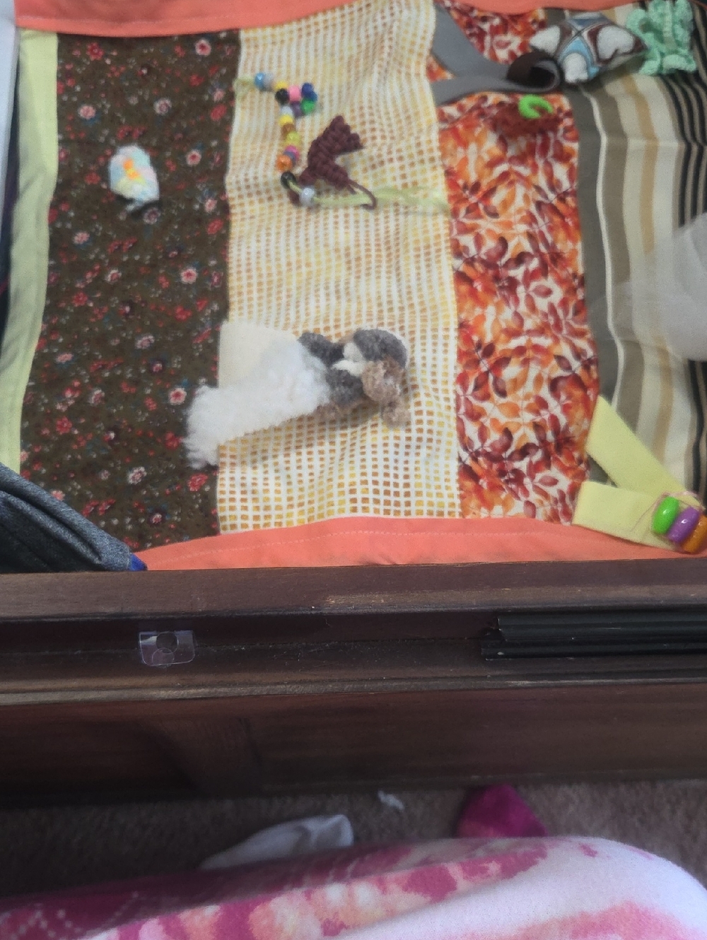 AUTISM,DEMENTIA SENSORY LAP QUILT..